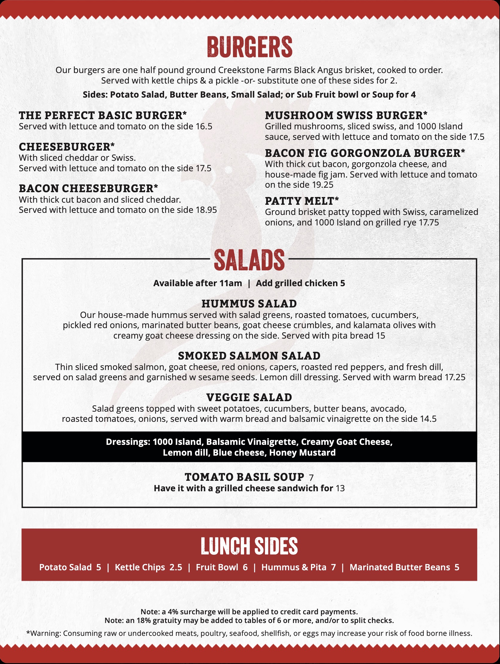 lunch menu 2